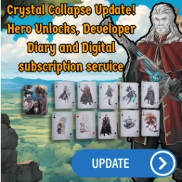 Crystal Collapse Update! Hero Unlocks, Developer Diary and Digital subscription service